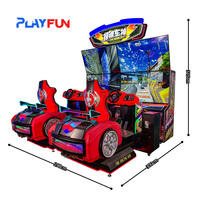 Simulateur de course haut de gamme pour adultes, équipement de jeu de course dynamique haute définition à 4 écrans 3D de 65 pouces