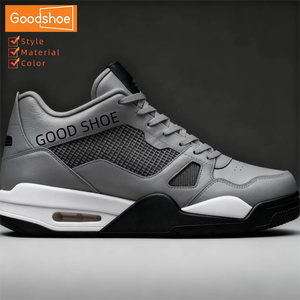 รองเท้าบาสเก็ตบอล Uptempo ไซส์ 36-47 สำหรับผู้ชายและผู้หญิง หนังแท้  พื้นรองเท้าด้า<span class=keywords><strong>น</strong></span>ในและด้า<span class=keywords><strong>น</strong></span><span class=keywords><strong>น</strong></span>อกทำจากยาง สำหรับรองเท้ากีฬา - Product Image 4