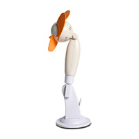 Ventilateur portable KEDE BF003, 2000 mAh, rechargeable, 3 vitesses, commande par bouton, rotatif, câble de charge, utilisation domestique, matériau plastique