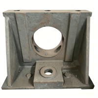 Pièces en acier coulé robustes, composants structurels de machines industrielles, usinage CNC personnalisé, certifié IATF16949