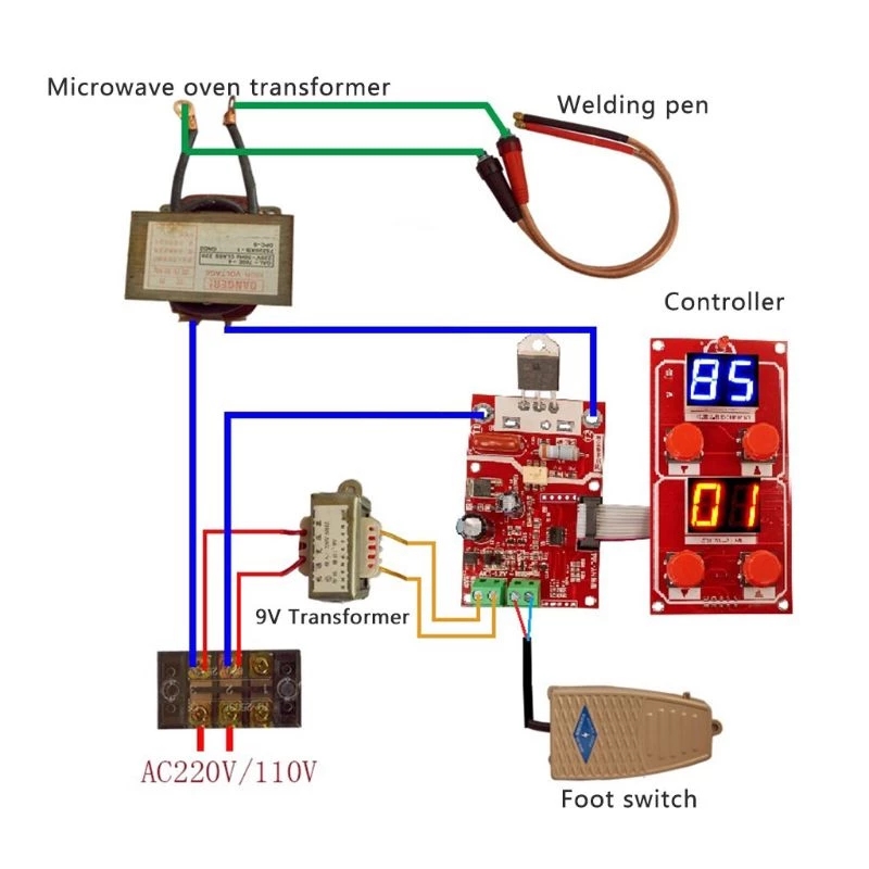 Wholesale 40A Spot Welding Node Cannot Find Module With 100A Control - View #2