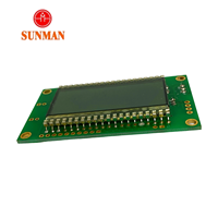 SMS3503C2 Modul Meter LCD 7 Segmen 3-1/2 Digit DC5V Pengukuran Tegangan Arus Modul Tampilan Terintegrasi PCB