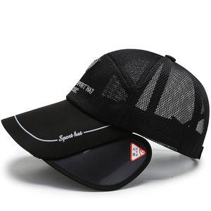 Outdoor Sport Hat Classic Mesh <b>Baseball</b> <b>Cap</b> Breathable Sun Protection Unisex - Product Image 2