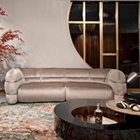 Nouveau design d'ensemble de meubles élégants pour la maison Sofaset Lounge tissu velours tufté moderne luxe ensemble de meubles pour le salon