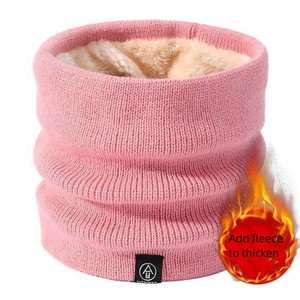 Gran oferta, <span class=keywords><strong>bufanda</strong></span> circular de punto de lana lisa de doble capa, <span class=keywords><strong>bufanda</strong></span> de cuello <span class=keywords><strong>tubular</strong></span>, <span class=keywords><strong>bufanda</strong></span> de cuello de punto de invierno, <span class=keywords><strong>bufanda</strong></span> térmica - Product Image 3