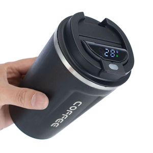 Mug isotherme de voyage en acier inoxydable avec affichage LED intelligent de la température, logo personnalisé, 380 ml, 510 ml, pour cadeaux d'affaires - Product Image 5