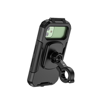 Support de téléphone étanche pour vélo et moto Kewig, support de téléphone portable pour vélo, design d'écran tactile étanche IP66, étui pour téléphone