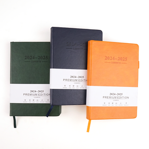 2024-2025 <span class=keywords><strong>semanal</strong></span> positivo perfecto encuadernación de lujo clásico diario planificador con portalápices - Product Image 1