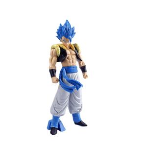 Figura de Anime de Super Saiyan <span class=keywords><strong>Goku</strong></span> y Vegeta, Modelo de Adorno de Escritorio de PVC, Artesanía de Resina - Super Four Gogeta Dañado en Batalla - Product Image 4