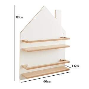 Support mural en bois <span class=keywords><strong>étagère</strong></span> flottante forme de maison décoration <span class=keywords><strong>murale</strong></span> <span class=keywords><strong>étagère</strong></span> <span class=keywords><strong>murale</strong></span> décor à la maison <span class=keywords><strong>étagère</strong></span> décorative pour <span class=keywords><strong>chambre</strong></span> de filles - Product Image 6