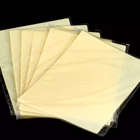 Peau d'entraînement en silicone pur jaune 30x20x0.3cm pour maquillage permanent, idéale pour débutants, pour la pratique du tatouage corporel