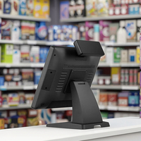2026 Hot-Selling 15 Inch 10 Point Capacitive Touch Screen Wi-Fi Bluetooth Windows/Android POS System