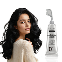 Tinte de Cabello Profesional Orgánico para Salón, Coloración Permanente Personalizada para Cabello y Barba, Sin Amoníaco, Sin Peróxido, Cubre 100% el Cabello Blanco