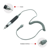 2086 KP65 25000 RPM draagbare elektrische polijstmachine, handstuk voor nagelboor van geborsteld metaal