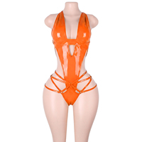 Vêtements de danse exotique en cuir verni à bretelles, combinaisons, sous-vêtements de pole dance, costumes de scène de qualité pour service de bouteilles, direct usine