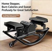 Máquina de step en forma de U para el hogar, máquina de caminar multifunción, equipo de entrenamiento de piernas