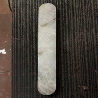 Poignée de porte de luxe personnalisée en pierre naturelle, poignée de porte sculptée à la main, poignée de meuble en marbre blanc cristallin, décoration élégante et vintage pour la maison