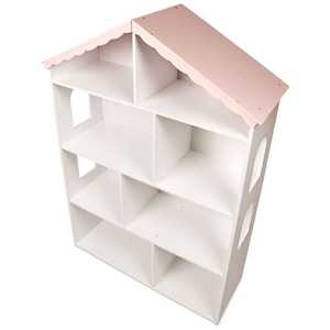 Estantería de Madera de Estilo <span class=keywords><strong>Popular</strong></span> para Almacenamiento de Libros, Exhibición de Muñecas, Librería para Casa de Muñecas para Niños - Product Image 4