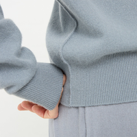 Offre Spéciale 100% cachemire coupe ample pull à col rond pour pull à tricoter pour vêtements d'extérieur