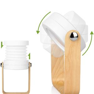 Nouveautés : Lampes de camping LED pliables et rotatives pour l'extérieur, lampe de table portable rechargeable, veilleuse - Product Image 2