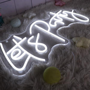 Let's ไฟนีออน LED สำหรับตกแต่งผนัง<span class=keywords><strong>ป้าย</strong></span>อิเล็กทรอนิกส์อุปกรณ์ไม่มีปริมาณการสั่งซื้อขั้นต่ำ - Product Image 6