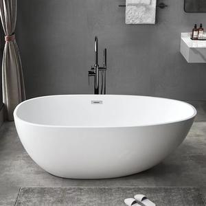 Lujo moderno barato forma de huevo remojo virgen acrílico independiente sin costuras blanco baño <span class=keywords><strong>bañera</strong></span> Bebé y ducha - Product Image 4