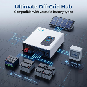 ระบบไฮบริดพลังงานแสงอาทิตย์แบบออฟกริด 4kw 3.3kw 2.3kw 1.3kw 12V 24V 48V เป็น 110V 220V เฟสเดียว ประสิทธิภาพสูง พร้อม MPPT 100A/60A/30A รุ่น MY-ES400 - Product Image 2