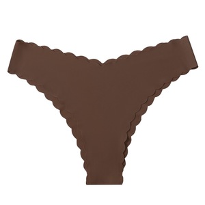 Braguitas de Nailon Suave para <span class=keywords><strong>Mujer</strong></span>, con Borde Festoneado, Estampado Bonito, Ropa Interior Transpirable, Tanga con Estampado, Logotipo Personalizado Disponible - Product Image 4