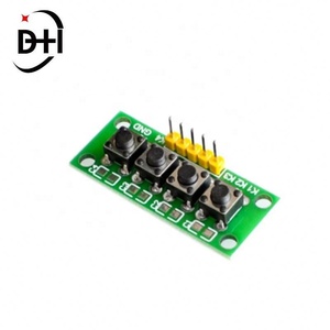 ชุด DIY 1x4 4 ปุ่มกดอิสระ โมดูลแป้นพิมพ์ MCU - Product Image 3