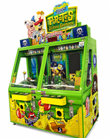 Machine de jeu d'arcade reconditionnée Medal Pusher avec construction en métal et plastique pour centres de divertissement familial