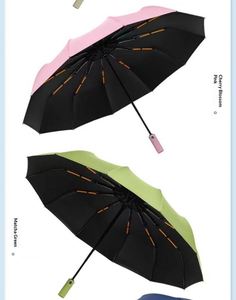 Parapluie publicitaire professionnel entièrement automatique à 24 baleines, avec protection solaire, design pliable et logo personnalisé - Product Image 3