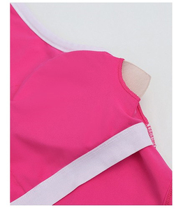 Fitness soutien-gorge femmes vêtements actifs Yoga soutien-gorge Nylon Spandex mode gilets Yoga vêtements poitrine Pad sport antichoc soutien-gorge - Product Image 2