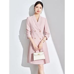 Vestido ajustado de manga larga para mujer profesional 2024 nueva moda ropa de trabajo de viaje con tentación de viajero - Product Image 6