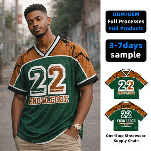 T-shirts décontractés pour hommes de premier choix, style hip-hop, en tricot Spandex/Polyester 200g, impression numérique, séchage rapide, service OEM, patchwork personnalisé - Product Image 1