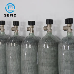 Cilindro de gas compuesto Envuelto Fibra de carbono 4500psi Fibra de carbono/Material compuesto de aluminio Alto CN;SHG - Product Image 4