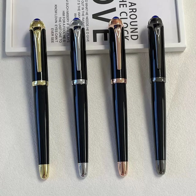 Luxurious High-quality Gel Ink Metal Rollerball Pen. Business Gift Pen. Comes with Custom Logo. Writing Width: 0.5 Mm.