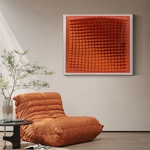 JZ Morden – cadre <span class=keywords><strong>acrylique</strong></span> décoratif pour la maison, mosaïque sculptée à la main en bois 3D, grandes peintures murales - Product Image 6