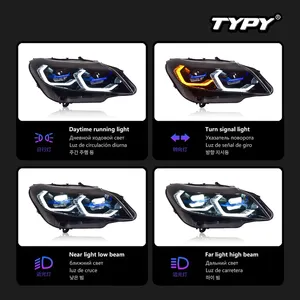 Feux avant TYPY pour BMW Z4 2009-2016, mise à niveau modifiée avec nouveaux feux de jour dynamiques à LED, accessoires auto. - Product Image 4