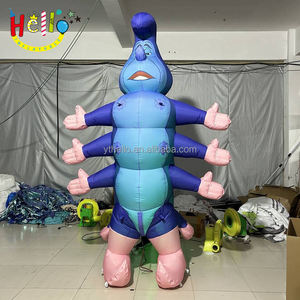 Divertido desfile <span class=keywords><strong>de</strong></span> Carnaval Alicia Wonderland decoración inflable <span class=keywords><strong>oruga</strong></span> disfraz - Product Image 1