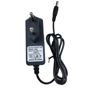 อะแดปเตอร์แปลงไฟ 12V 2A AC เป็น DC แบบสวิตชิ่ง 100-240V ปลั๊ก EU 12 โวลต์ 2 แอมป์ สำหรับไฟ LED กล้องวงจรปิด  เราเตอร์ - Product Image 1