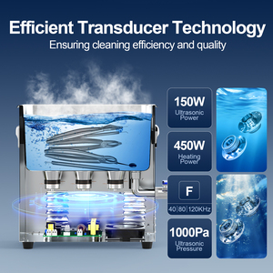 4.8L 28K/40k/68k/80k/120k siêu âm sạch hơn với quét xung Degas cho phòng thí nghiệm nhựa mô hình PCB board dụng cụ nha khoa - Product Image 4