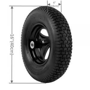 รถเข็นล้อเดียวแบบหนัก ด้ามจับไม้ ล้อเหล็ก ล้อลม รับผลิตตามแบบ OEM ความหนา 0.5-1.2 มม. มาตรฐาน ISO9001:2000 ความจุ 100 ลิตร - Product Image 5