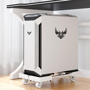 Soporte para ordenador A061 con ruedas, soporte de escritorio tipo torre, soporte de mesa portátil de plástico, tamaño estándar - Product Image 1