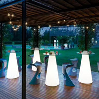 3D RGB Farbwechsel LED Bar Würfel Tisch/Würfel Stuhl, Acryl LED Bar Würfel Tische
