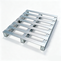 Chariot élévateur à palettes sur mesure galvanisé robuste 3 tonnes avec base autoportante pour le transport logistique et l'entreposage