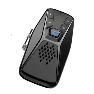 T823 Speakerphone Handsfree Kit Mobil Bluetooth Nirkabel dengan Mikrofon Bluetooth 5.0 Mati Otomatis dan Terhubung Otomatis