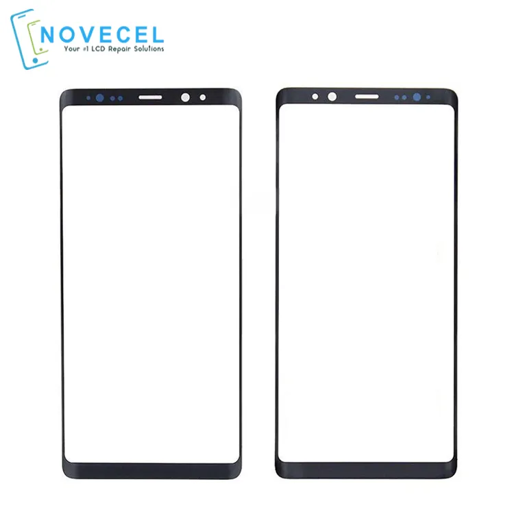 Glace externe pour Samsung Note 8- Note 10p, lot de 5 pièces, verre trempé de haute qualité