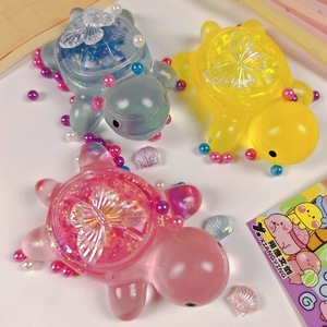 Juguete Antiestrés Tortuga de Acariciar y Tortuga Feliz para Aliviar el Estrés - Cristal Estilo Hermana Pequeña de Altitud Elevada - Product Image 4