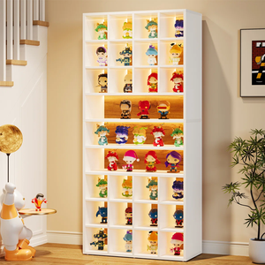 Vitrina de Madera para Exhibición, Organizador con Estantes para Figuras <span class=keywords><strong>Funko</strong></span> Mini <span class=keywords><strong>Pop</strong></span> y Juguetes de Acción, Mueble para Sala de Estar - Product Image 2