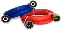 Tuyau flexible de plomberie en pvc pour machine à laver, Offre Spéciale pouces, 4 pieds, alimentation en eau chaude et froide, 3/4